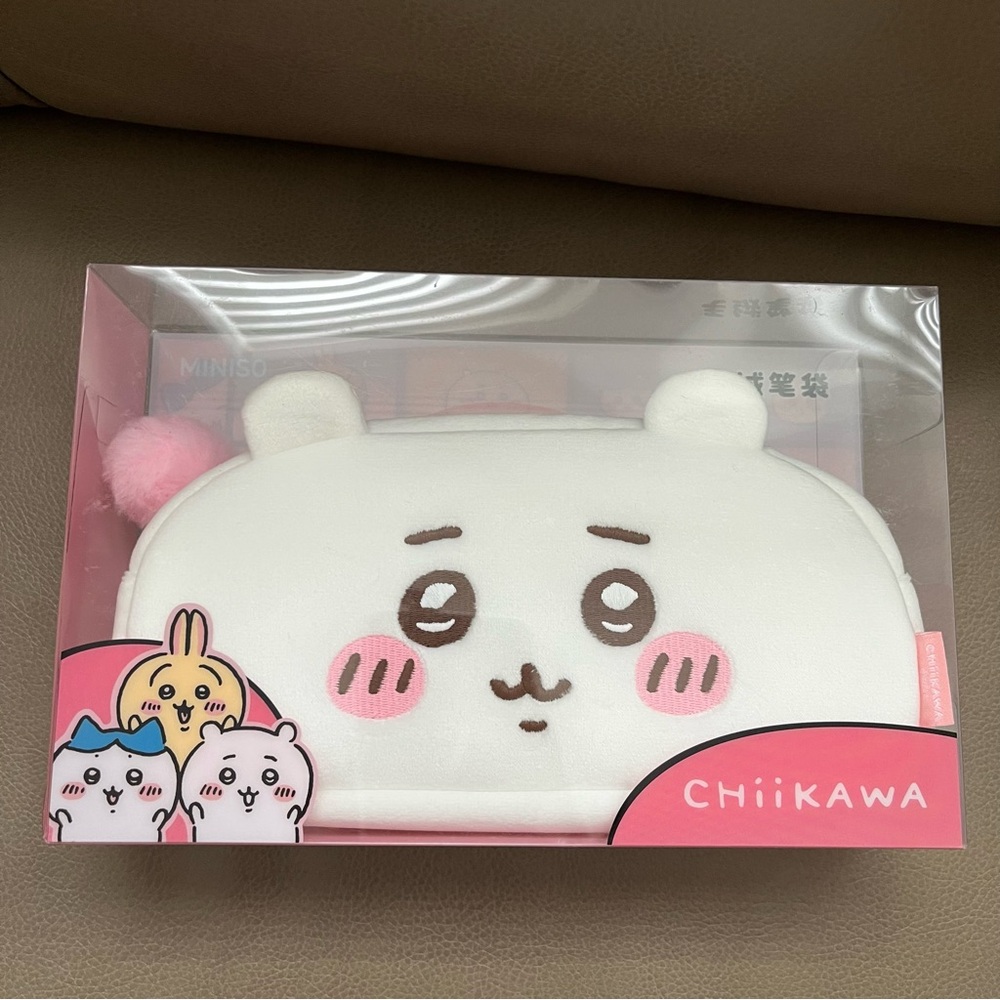 BNIB Miniso Chiikawa stationery zippered pouch pencil case